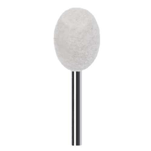 HP Shank Oval Felt Polishing Wheel