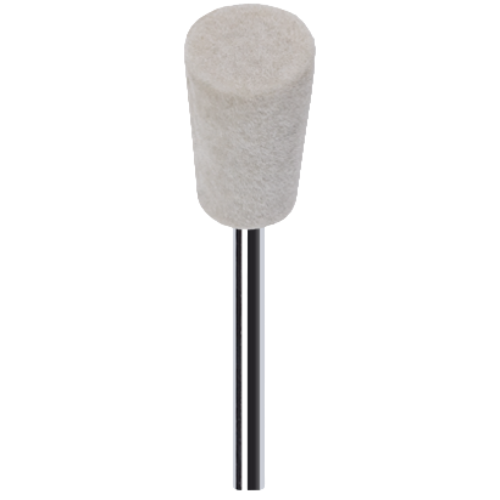 HP Shank Inverted Frustum Felt Polishing Wheel