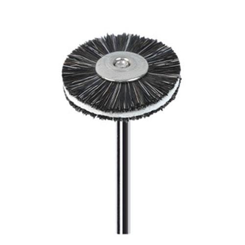 HP Shank Round Grey Goat Hair &Chamois Brush