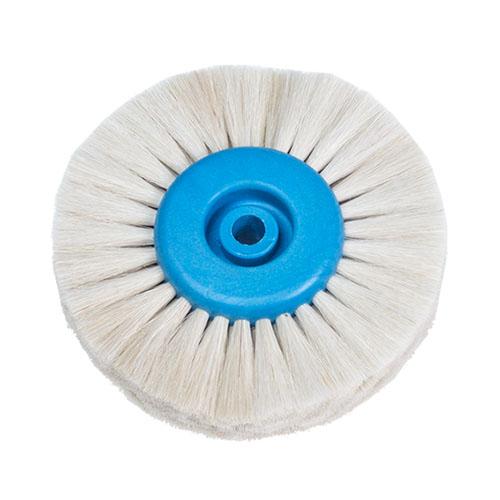 Straight White Goat Hair Brush Wheel