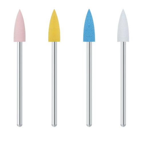HP Shank Small Flame Rubber Diamond Polisher