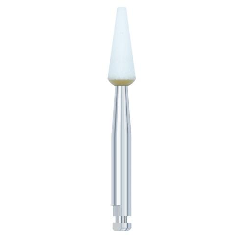 RA Shank Flat Head Cone White Sandstone Polisher